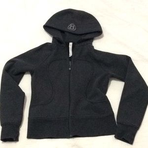 Lululemmon dark grey ‘scuba hoodie’